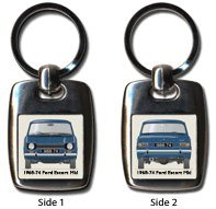 Ford Escort MkI 4dr 1968-74 Keyring 5